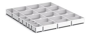 22 Compartment Box Kit 75+mm High x 650W x 750D drawer Bott Cubio Tool Storage Drawer Units 650 mm wide 750 deep 22/43020800 Cubio Plastic Box Kit EKK 6775 22 Comp.jpg